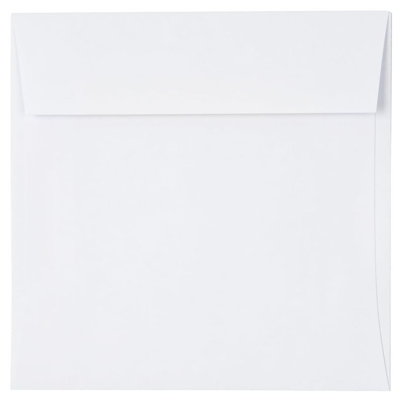 JAM PAPER 4.5 x 4.5 Square Invitation Envelopes - White - 100/Pack - Image 1